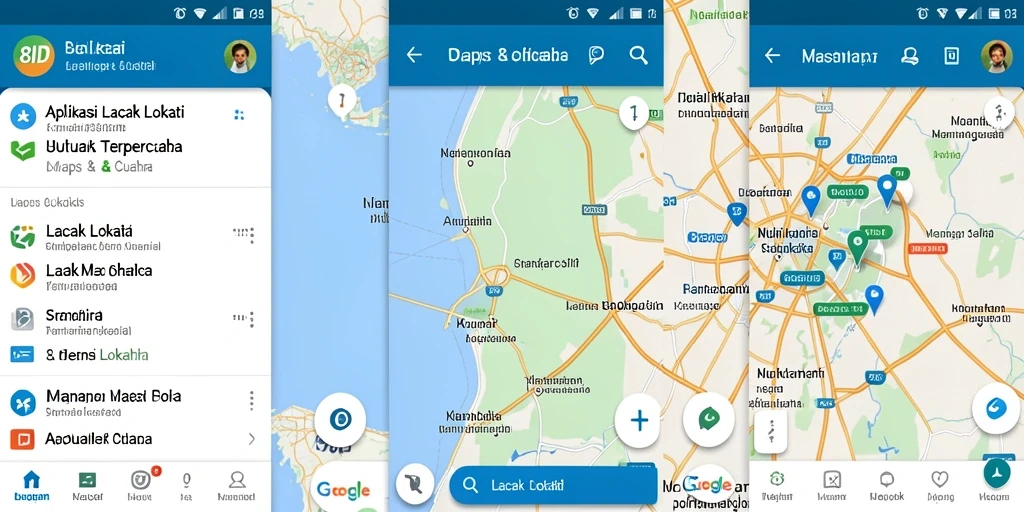 Tampilan antarmuka 8ID yang menampilkan fungsi Lacak Lokasi secara jelas.