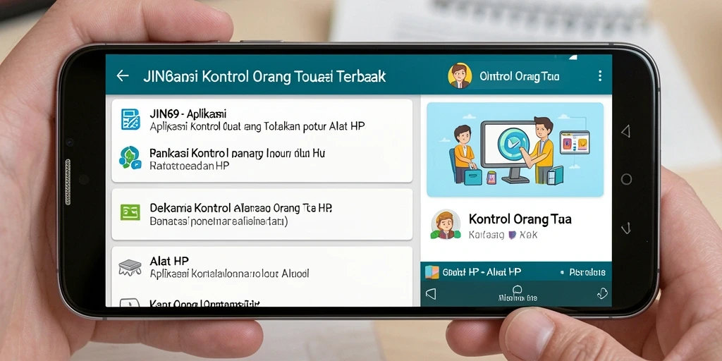 Antarmuka JIN69 yang sederhana dan mudah digunakan.