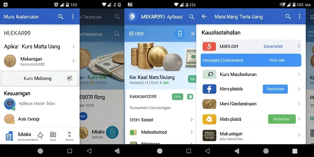 Tampilan antarmuka MEKAR99 yang informatif dan mudah digunakan.