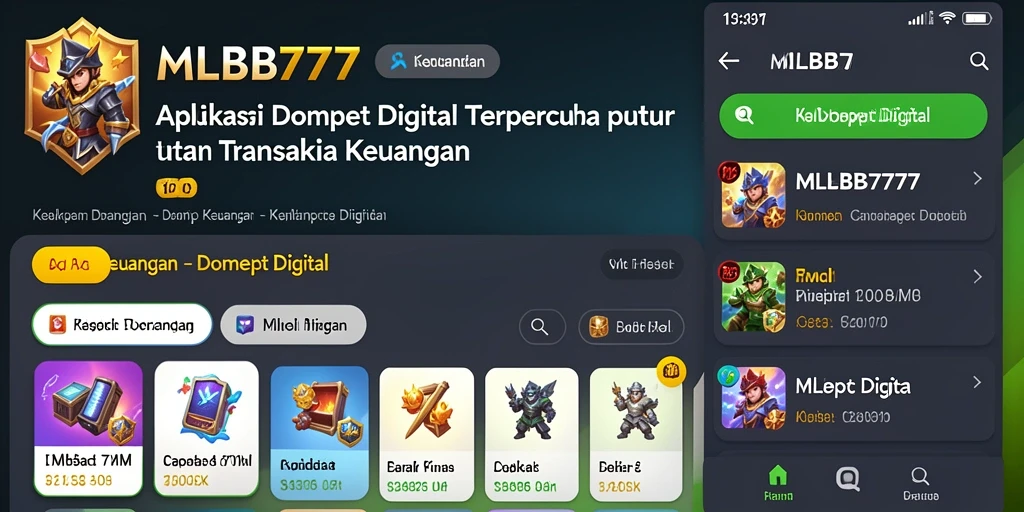 Antarmuka pengguna MLBB777 yang sederhana dan mudah digunakan.