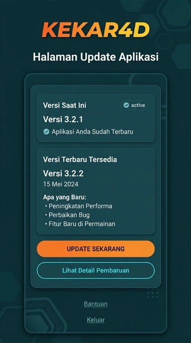 Riwayat Versi Aplikasi kekar4d untuk Pengguna Android